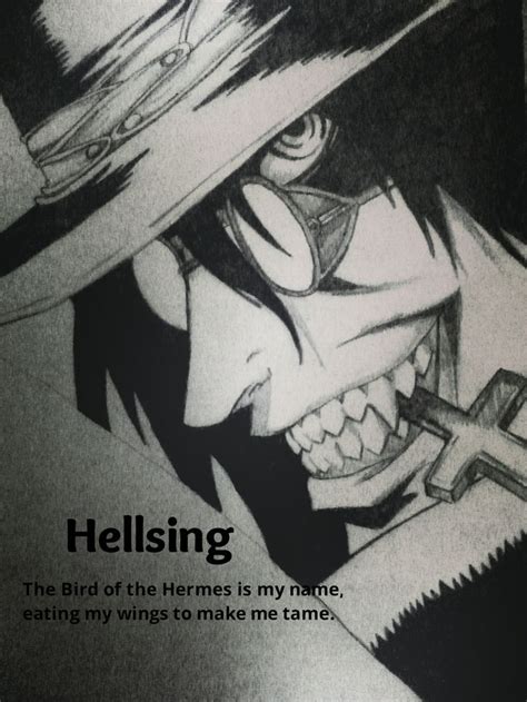 alucard bird of hermes quote|the bird of hermes hellsing.